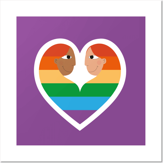 Love is Love Wall Art by damppstudio